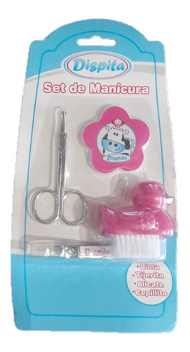 Set De Hiegiene P/ Uñas Bebé Tijerita Alicate Lima Cepillito