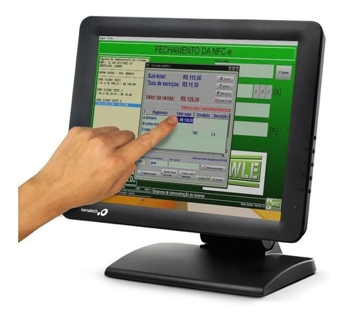 Imagem 2 de 7 de Kit Pdv Bematech Mp4200 Nfc-e+monitor Touch+rc-8400+bobinas