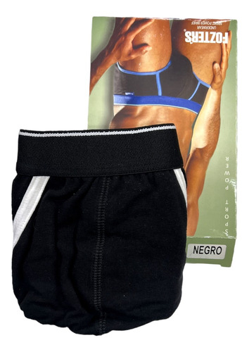 Boxer Fozter Power Brief Corto Caja Verde Algodon