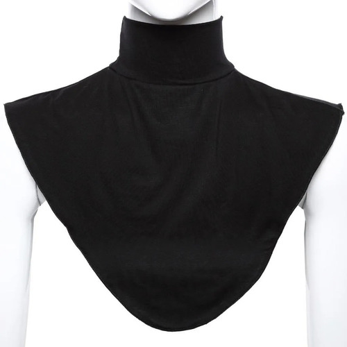 4x Mujeres Islámicas Cuello Falso Cuello Alto Top Simple