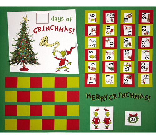 Como Grinch Robo Navidad Calendario Adviento Hol