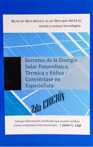 Libro Energía Renovable Solar Eólica Térmica Curso Ya 2da Ed