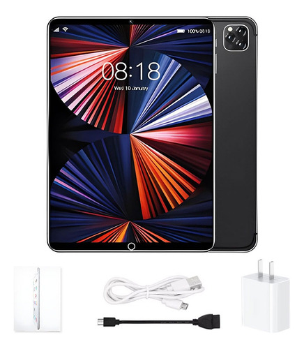 Tablet 10.1" 512GB color negro 12GB de memoria RAM