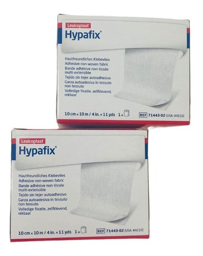 Hypafix Apósito Leukoplast 10 Cm X 10 M Bsn Medical 2 Piezas