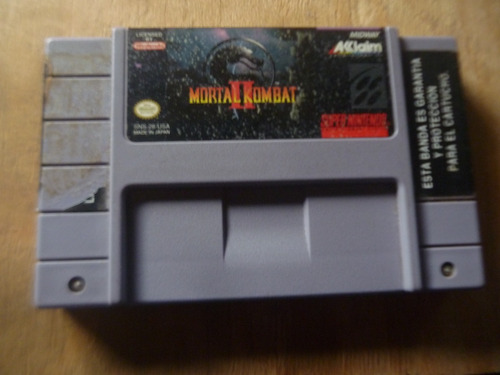 Mortal Kombat 2 Super Nintendo Snes