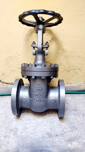 Valvula Compuerta Marca Walworth De 6 300lbs Acero Al Carbo