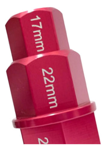 Herramienta De Eje Hexadecimal De Motocicletas, 17 Mm De 19