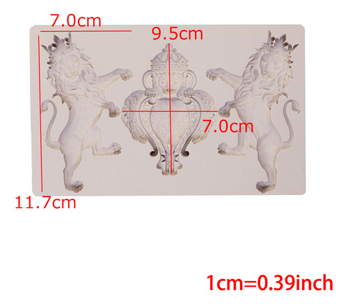 Molde De Silicona Para Velas De Jabón Con Forma De León, 3d