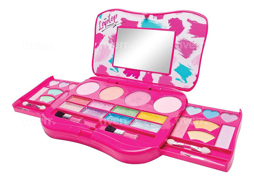 Set De Maquillaje My Laptop Extensible, Con Espejo Y Cierre