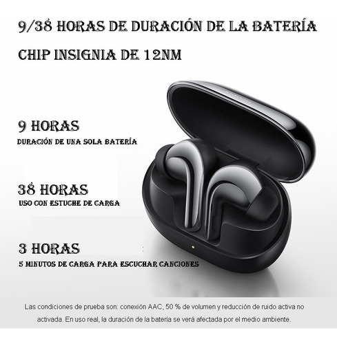 Imagen 5 de 9 de Cancelación De Ruido Dinámica Inteligente Xiaomi Buds 4 Pro