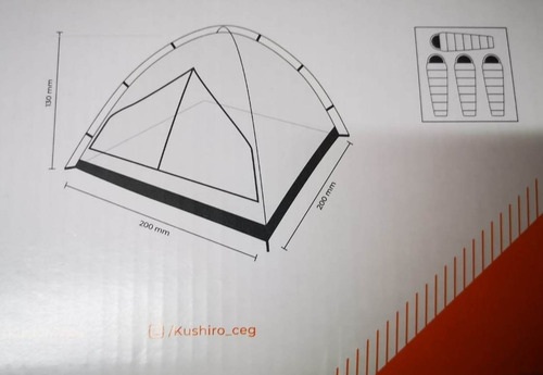 Carpa 4 Personas Uritorco Kushiro Urit4p