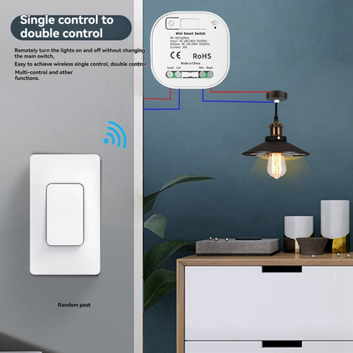 // Kit De Interruptor Y Receptor De Luz Inalámbrico