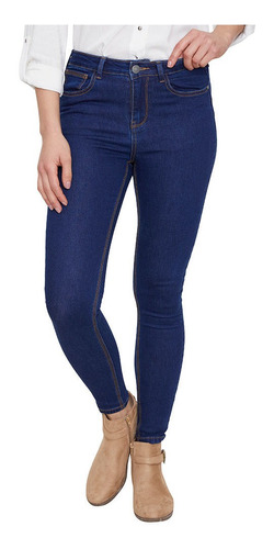 Jegging Push Up Azul Oscuro - Mujer Corona