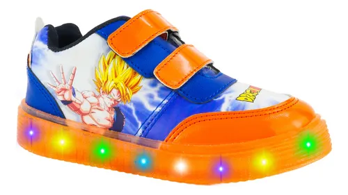 Tenis Dragon Ball Z Luces Goku Super Sayayin 780 rng 12 26 Env o