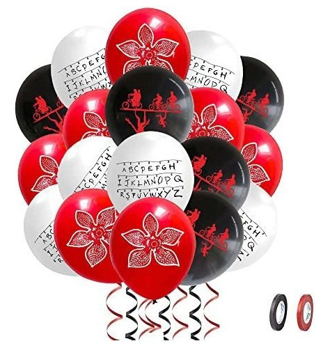 Globos De Latex Estilo Serie De Cosas Extrañas Pack 45pieza