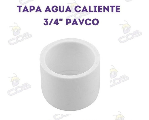 Tapa Agua Caliente 3/4  