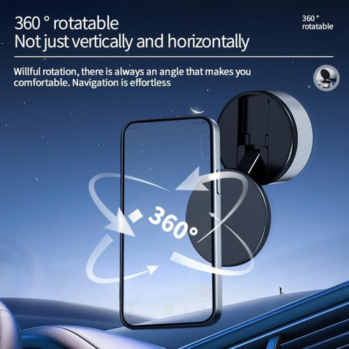 F Soporte Magnético For Teléfono De 360 Grados (negro)