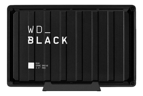 Imagen 1 de 5 de Disco duro externo Western Digital WD Black D10 Game Drive WDBA3P0080HBK 8TB negro