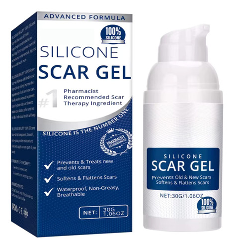 01 Scar Gel Remoção De Cicatrizes De Acnes Espinhas Estrias