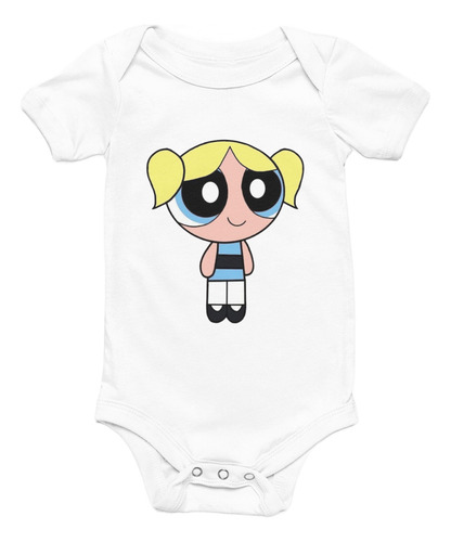Playera De Bebé Mameluco, Pañalero Chicas Superpoderosas Bur