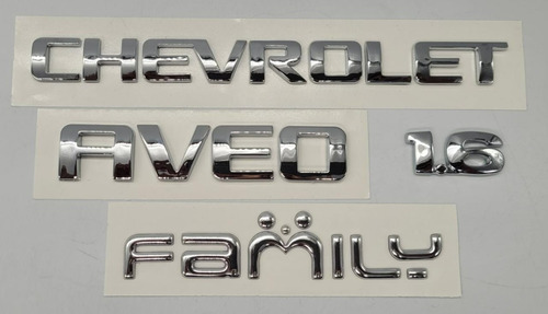 Chevrolet Aveo 1.6 Family Emblemas Cinta 3m