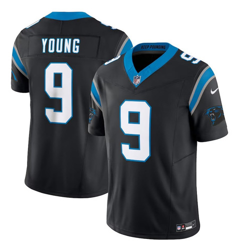 Camiseta Nfl Carolina Panthers Vapor F.u.s.e. 2025 - Young