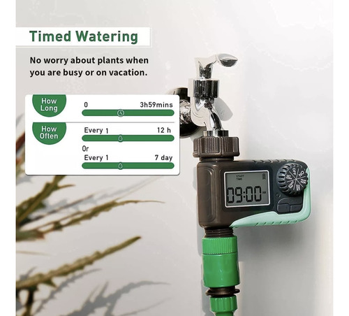 Programador Riego Automatico Timer Digital 1 Zona Rainpoint