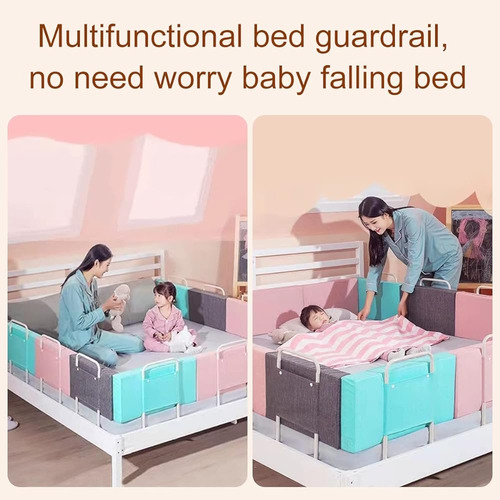 Barandilla De Cama Para Niños Pequeños, Protector De Barandi