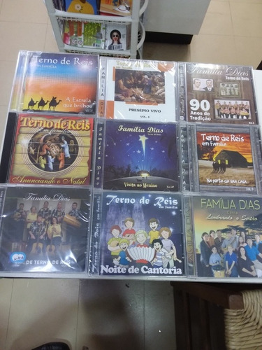 Cd Bloco Com 9 Cds Família Dias Terno De Reis