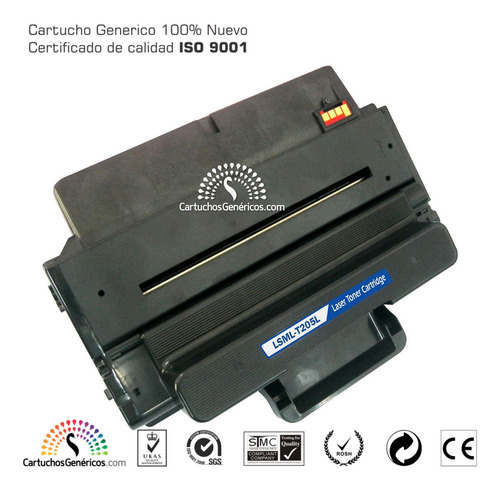 2 Toner Compatible Samsung Scx-4833, Ml-3712, Scx-4835fr