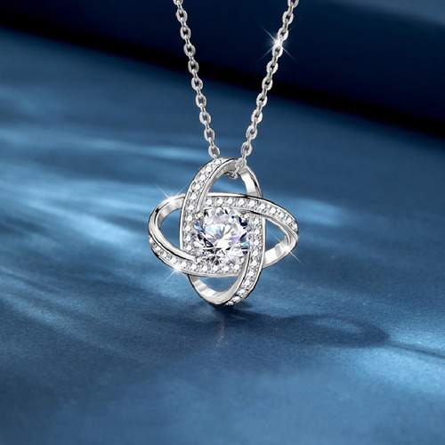 Colar De Prata 925 Com Rosa Real - Para Meu Amor