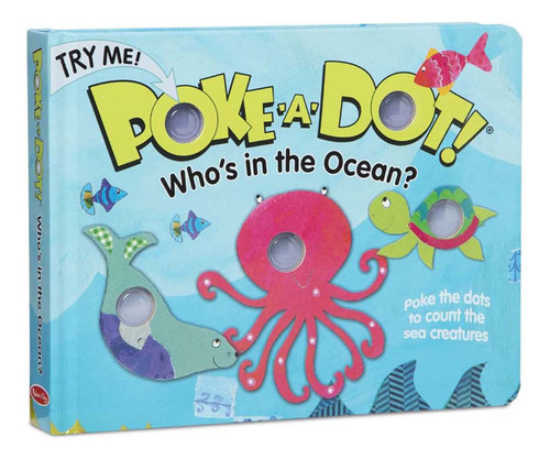 Melissa & Doug Libro Infantil - Poke-a-dot: Quién Está En.