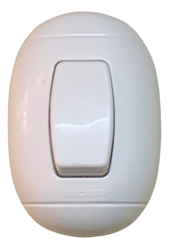 Interruptor Simple Sobrepuesto 9/12 10a Blanco - Bticino