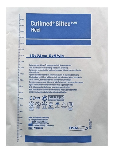 Aposito De Silicona-cutimed Siltec Heel 16x24 Cm X 1 Unidad