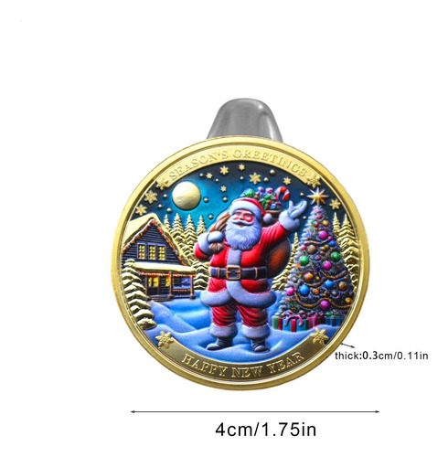 Moneda Conmemorativa De Navidad Moneda De Navidad Moneda Col