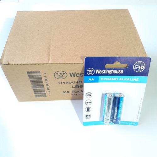 Pilas Alcalinas Westinghouse Aa Nuevas En Blíster Sellado
