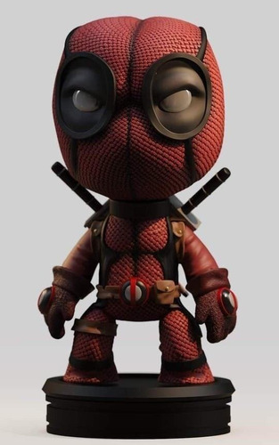  Archivo Stl Impresión 3d - Deadpool Little Big Planet