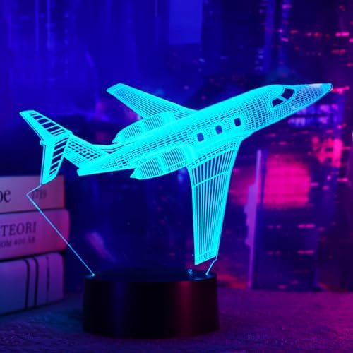 Regalos De Avión Para Niños, Hombres, Luz Nocturna De Avión,