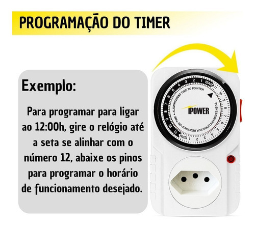Temporizador Analógico 24h Bivolt Bestfer