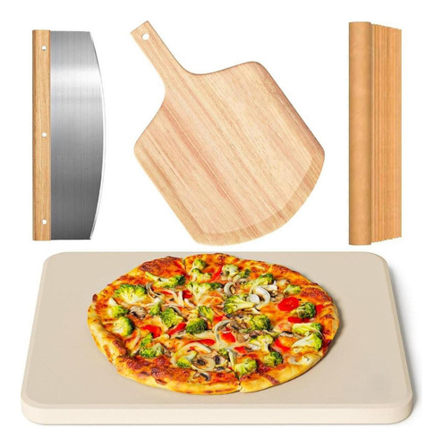 Piedra Para Pizza Rectangular De Cordierita Para Cocinar,