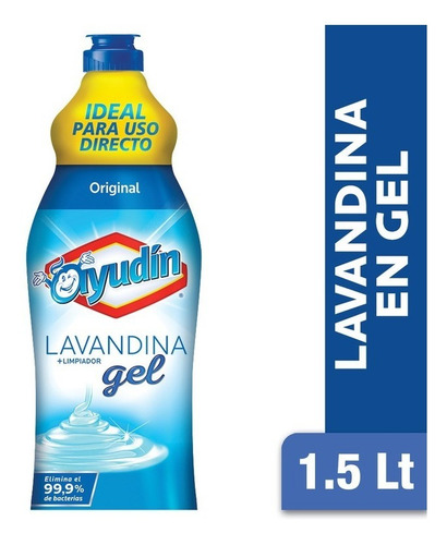 Lavandina En Gel Ayudín Original 1500 Ml