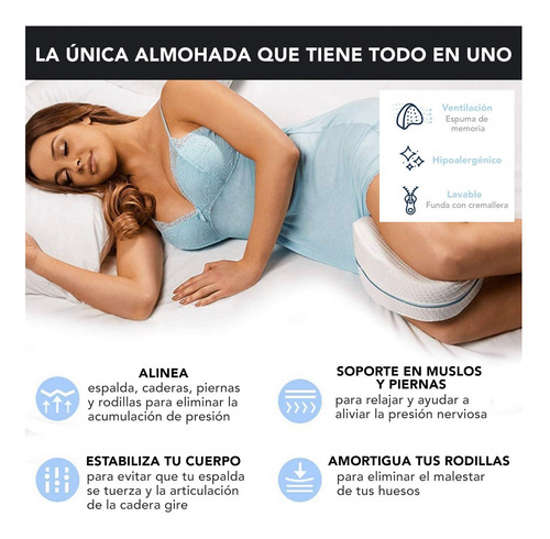 Almohada Para Rodilla Memory Foam