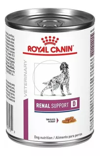 Royal Canin Alimento Renal Support D Paquete 6 Latas 385gr *
