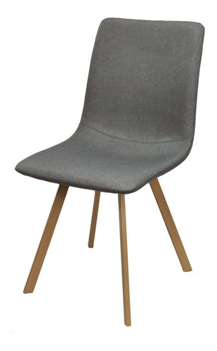 Sillas Eames Comedor Nordica Tapizada Patas Metalicas X 4