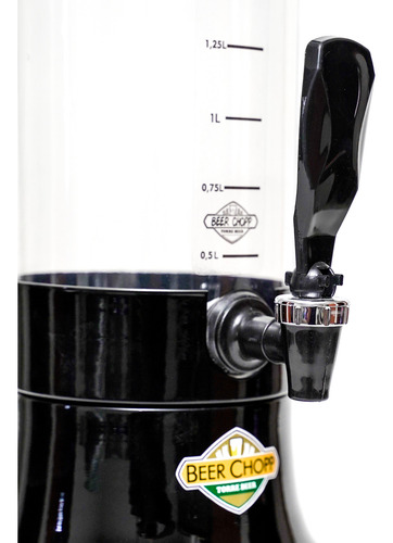 Kit 2 Torre Chopp 2l Base 4 Refil Preta Promoção Relâmpago
