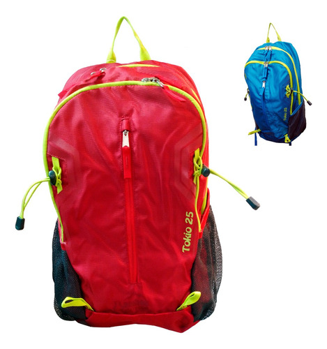 Mochila 25 Litros Bamboo Tokio Bolsillos Y Compartimiento