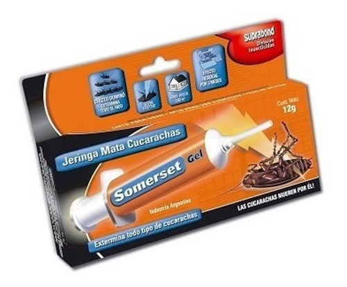 Jeringa Somerset Mata Cucarachas 12g Gel