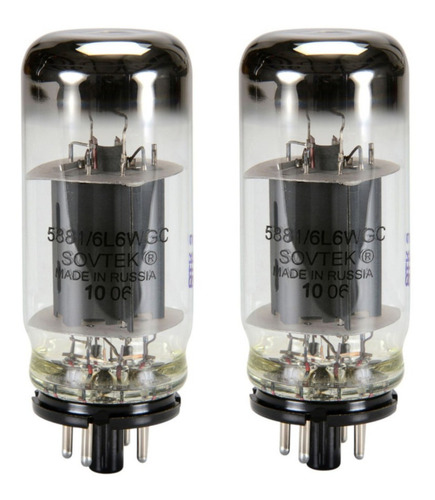 Valvulas Sovtek 5881 6l6 Par Platinum Matched Rusia