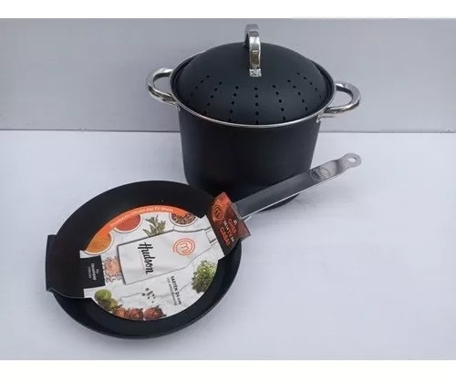 Sartén Acero De Carbono Con Antiadherente - 24 cm — Hudson Cocina