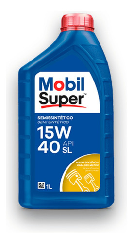 Óleo 15w40 Mobil Super Semi-sintético Rende Mais Premium 1l